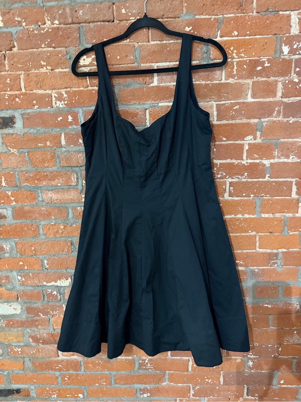 Staud Mini Wells Black Dress